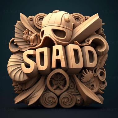 3D model Steam Squad game (STL)